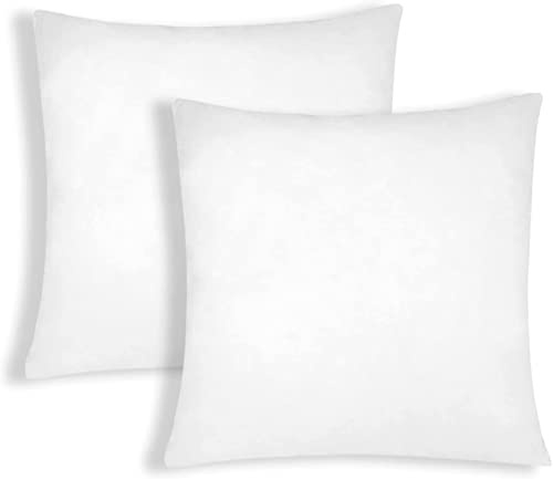 RcOcio Relleno de cojin 50x50 Pack 2 Unidades/Relleno de Fibra Hueca conjugada siliconada Ideal para Rellenar Cojines Decorativos,Cojines para Cama, Cojines de Sofa, almohadones