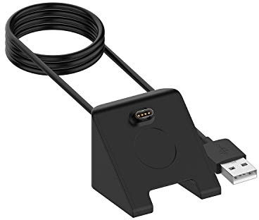 Chofit Caricabatterie compatibile con Garmin Venu Sq Music Charger, USB magnetico 1 m di ricarica cavo per Venu Sq Music/Venu Sq/Venu Smart Watch