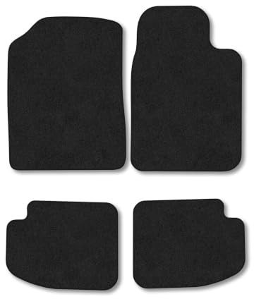 Fits Toyota Yaris (1999-2006) [3 Door] Carpet Car Floor Mats | Tailored Fit Heavy-Duty Rubber Floor Mats Waterproof Durable Custom Fit Water Resistant Easy-Clean