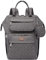 BabbleRoo Wickeltasche Rucksack Multifunktionale Große Wickelrucksack Babytasche mit Wickelauflage & Kinderwagengurten & Schnullertasche, Unisex Reise-Rucksack Windeltasche für Mama & Papa，dunkelgrau