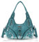 Angel Kiss Damen Schultertasche Hobo Tasche Umhängetaschen Schlusstaschen Henkeltaschen weiches PU Leder mit Reißver Handtasche Viele Fächer tolle tasche für Frauen