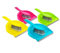 Dustpan and Brush Set Sweeping Shovel Soft Bristle Hygienic, Dustpan & Brush (2 Pack Red)