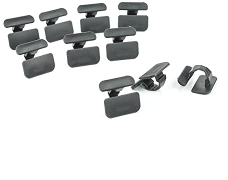 LST 10x Motorhaube Dämmung Dämpfungsmatte Befestigung Clips Kompatibel mit Skoda Karoq Kodiaq Rapid Roomster Yeti