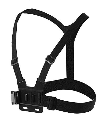 Arnés de Montaje en el Pecho, Adaptador de Montaje de Arnés de Correa para el Pecho de Tiro Al Aire Libre Ajustable para Cámaras de Acción