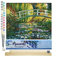 Figured'Art Peinture par Numéro Adulte Le Bassin aux nymphéas - Activité Manuelle Kit de Loisir Créatif DIY Numéro d'Art Complet - 40x50cm avec châssis en bois à monter