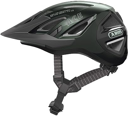 ABUS Stadthelm Urban-I 3.0 ACE - sportlicher Fahrradhelm mit LED-Rücklicht, verlängertem Schirm und Magnetverschluss - für Damen und Herren