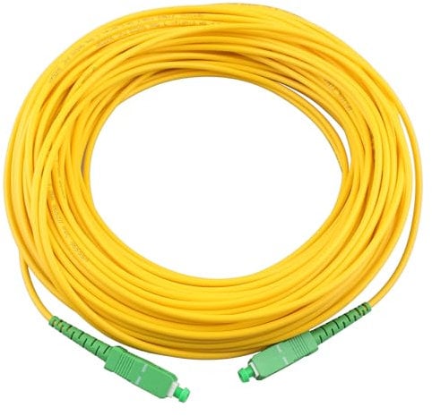 Jopto Cavo Fibra Ottica SC a SC OS2 Monomodale Simplex 9/125um Cavo Patch Fibra LSZH Compatibile con la Fibra Ottica Domestica (FTTH) (30M)