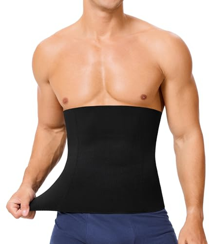 TAILONG Waist Trainer for Men Shapewear Tummy Control Body Shaper Corset Slimming Girdle Fajas para Hombres Black