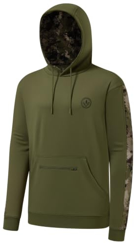 Bassdash Sweat à Capuche Polaire Midweight imperméable Performance pêche extérieure Pull