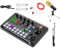 SABUIDDS Professioneller Audio Mixer mit Mikrofon Mischpulte, Mehreren Soundeffekten, Kompatibel mit PC und Mac, Mobiltelefone, Soundboard für Aufnahme, Spiele, Podcasts, DJs