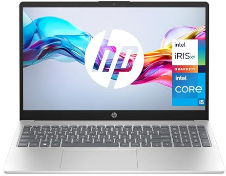 HP 15-fd0188ns - Ordenador portátil de 15.6 FHD (Intel Core i5-1334U, 16GB RAM, 512GB SSD, Intel Iris Xe Graphics, Sin Sistema Operativo) Plata - Teclado QWERTY Español