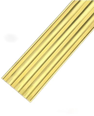 Moulures de Sol, moulures, Bandes antidérapantes, Garnitures intérieures et extérieures, pour sols/marches en Bois, prévention des Chutes (Taille : l 4 cm (1 5/8))