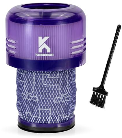 Filtro Compatibile con Dyson V12 Slim Detect, HEPA Lavabile, Ricambio Riutilizzabile KASAMICA