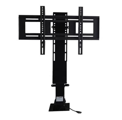 Motorized Hidden TV Cabinet Lift Electrically Height-Adjustable TV Bracket for Installation 32-85 Inches with Remote Control Tall Mobile TV Stand(65-70 inch)