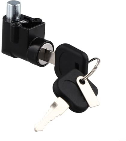 Electric Bike Case Lock with 2 Keys for Hailong 1-2 Bicycle Case Lock&Key Set, Safety Power Lock for E-Bike(11mm)