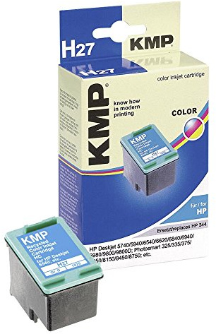 KMP H27 - Farbe (Cyan, Magenta, Gelb) - Tintenpatrone (entspricht: HP 344 ), 1025,4344