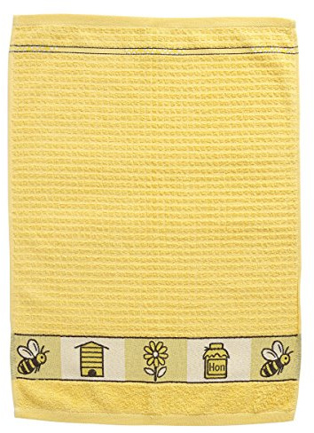 Terry Tea Towel Bees 12 Pack