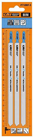 CMT Jt718bf-3 Lames de scie sauteuse pour le métal Sandwich (lot de 3), 6–3/20,3 cm