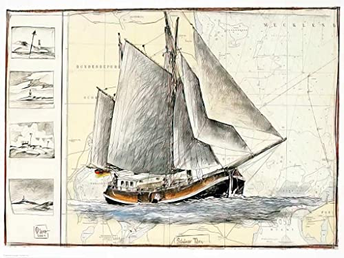 Kunstdruck/Poster: Ole West Schörner Törn - hochwertiger Druck, Bild, Kunstposter, 40x30 cm