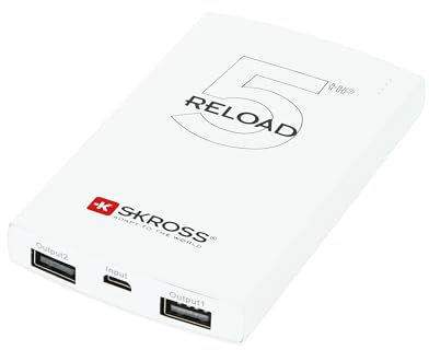 Skross 1302169 Backup Battery for Smartphone White
