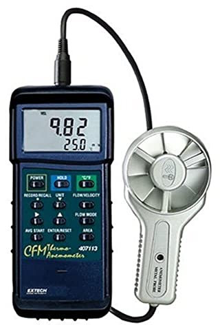 Extech 407113 Anemometro a palette in metallo CFM