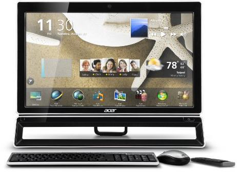 Aspire Acer ZS600 23 inch Non Touch All-In-One Desktop PC (Intel Core i3 3330 2.8GHz Processor, 6GB RAM, 1TB HDD, DVDRW, LAN, WLAN, BT, Webcam, TV Tuner, Integrated Graphics, Windows 8)