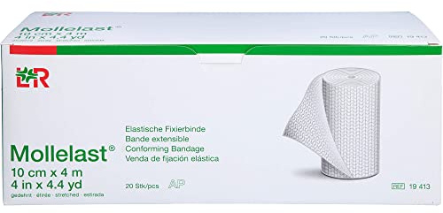 Mollelast Elastische Fixierbinde 10 cm x 4 m, 20 St. Packung