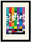 1art1 Big Bang Theory Poster Signals Gerahmtes Bild Mit Edlem Passepartout | Wand-Bilder | Im Bilderrahmen 40x30 cm