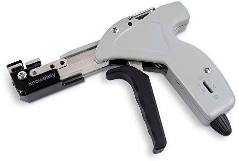 Knoweasy Stainless Steel Cable Tie Gun - Tighten, Tension, and Cut with Stable and Reliable Stainless Steel Cable Tie Tool Cable Managemen