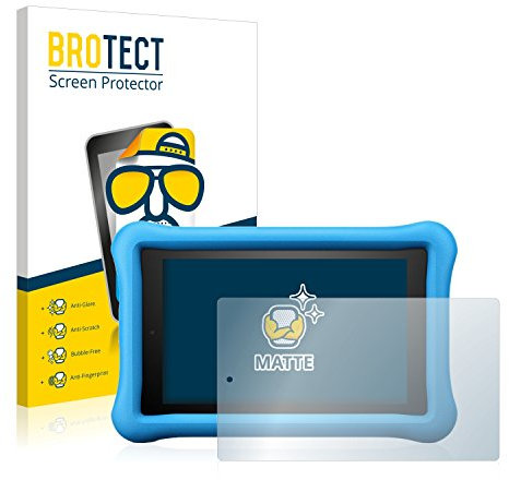 brotect Screen Protector Anti-Glare compatible with Amazon Fire HD 8 Kids Edition 2017 (7th Gen.) (2 Pack) Screen Protector Matte, Protection Film