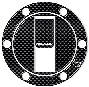 labelbike - 3D Harz Aufkleber Tankdeckel Schutz für Scooter GILERA Nexus bis 2007 - Carbon