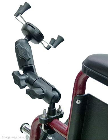 X Grip Swivel Phone Holder Mount for Wheelchairs fits iPhone 7 PLUS