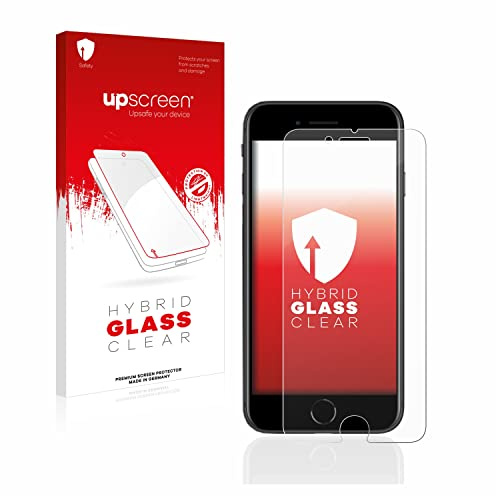 upscreen Schutzglas für Apple iPhone SE 2 2020 | Transparenter Displayschutz Made in Germany Klare 9H Schutzfolie Glas-Folie Montage-Set Anti-Fingerprint