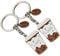 Amosfun 2pcs Keychain Coffee Cup Coffee Lover Coffee Charm Coffee Helps Coffee Key Ring