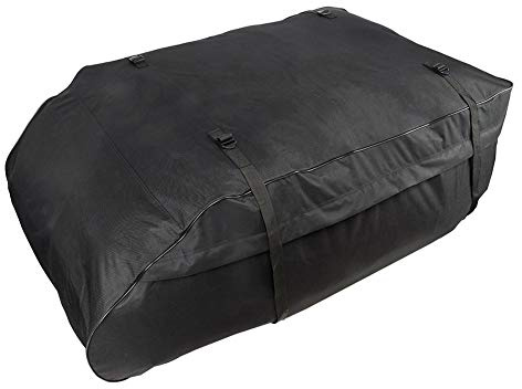 Dachtasche Auto Wasserdichte Dachträger Tasche Rack Cargo Carrierstorage Gepäckreise Organizer Außenteil Teile Wasserdicht Touring SUV Dachgestell DachgepäCkträGer Tasche (Color : Black)
