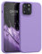 kwmobile Case Compatible with Apple iPhone 13 Pro Max Case - TPU Silicone Phone Cover with Soft Finish - Violet Purple