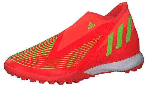Adidas Herren Predator Edge.3 LL TF Sneaker, solar red/solar Green/core Black, 44 2/3 EU Schmal