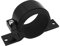 Tiardey Universal 60mm car Oil/Fuel/Gas External fuel pump mounting bracket Single Filter Clamp Cradle Black