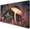 Forest Mousepad Extended Gaming Mauspad, Magischer Pilzsammler Mausunterlage für Kabellose Maus, XXL Schreibtischunterlage Mit Genähten Kanten für Computer Desktop PC 80 x 40 cm
