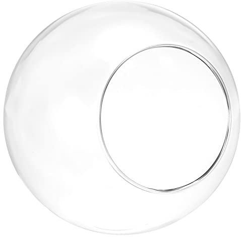 PATIKIL Rond Globe Terrarium Air Plante Jardinière 4.8 Pouces Haut Borosilicate Verre Table Décorations pour Succulente Tillandsia Transparent