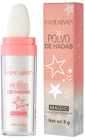 Fairy Highlighter Powder Stick, Body Highlighter Glitter Highlighter Powder Pen Highlighter Makeup Powder Stick For Face Eyes Lips Hair Body Glow Makeup, Magic Colour Shiner Powder