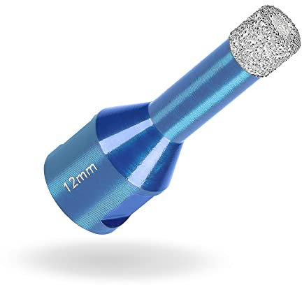 Foret carrelage 12mm x M14 - Scie cloche carrelage pour ceramique, marbre etc. - Foret diamant pour Meuleuse d'angle | rendech® Qualité de la marque