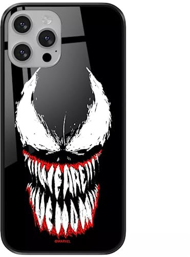 ERT GROUP mobile phone case for Apple Iphone 13 PRO original and officially Licensed Marvel pattern Venom 005 made of hardened glass, optimally adapted to the mobile phone, protective cover
