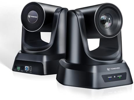 TONGVEO Conference Room PTZ Camera System with 20X Optical Zoom | 1080P 60fps HDMI USB Webcam for Church Streaming Online Video Conference| Compatible with Zoom, Skype, OBS | Easy Setup