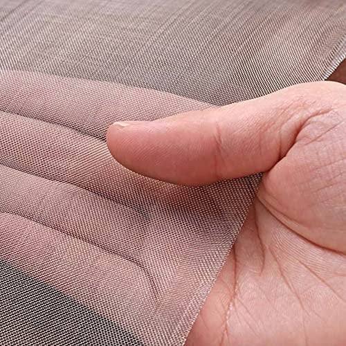 EKSED 304 Stainless Steel Woven Wire Mesh 150 Mesh 0.07Mm Wire Dia Metal Window Screen Mesh Roll for Door Screen/Patio Screen/Cabinets Mesh Pest Proofing Mesh,Silver,1.2x9m(47x353inch)