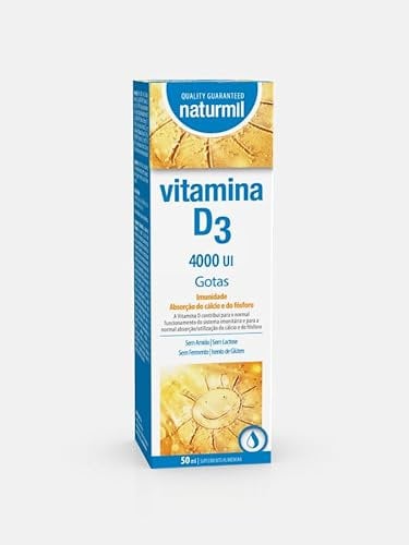 Naturmil Vitamina D3 Gotas 50 ml: Fortalece tus huesos y tu sistema inmunológico