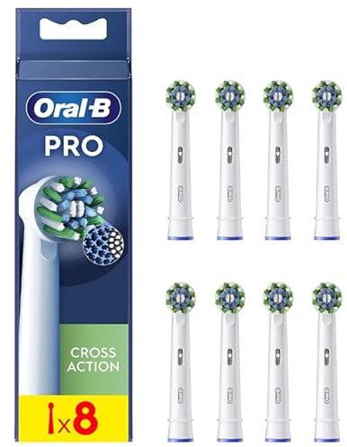 Oral-B Pro Cross Action Spitzen für elektrische Bürsten, Packung 8 Stück