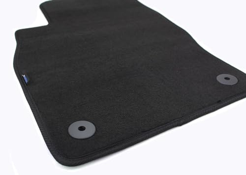 kfz-premiumteile24 Velours Fußmatte Fahrerseite Kompatibel mit Corsa E + Corsa D/OPC Baujahr 2006-2019 Automatte Premium Qualität Stoffmatte 100% Passgenau Schwarz