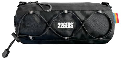 226ERS - Lenkertasche, Bar Bag 2.0, Fassungsvermögen 2,4 L, wasserdichter Reißverschluss und Stoff, Seitentaschen, 6-Punkt-Reflexstreifen, elastischer Kordelzug vorne für Handschuhe oder Windbreaker