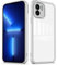 YUXING Cover per Xiaomi Redmi A2 4G / Redmi A1 4G Custodia Trasparente con Pellicola Protettiva Lenti Morbida Ultra Sottile Antiurto Bumper Slim Case - Bianco